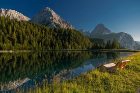 Der Ehrwalder Almsee Ehrwalder Almsee in Tirol