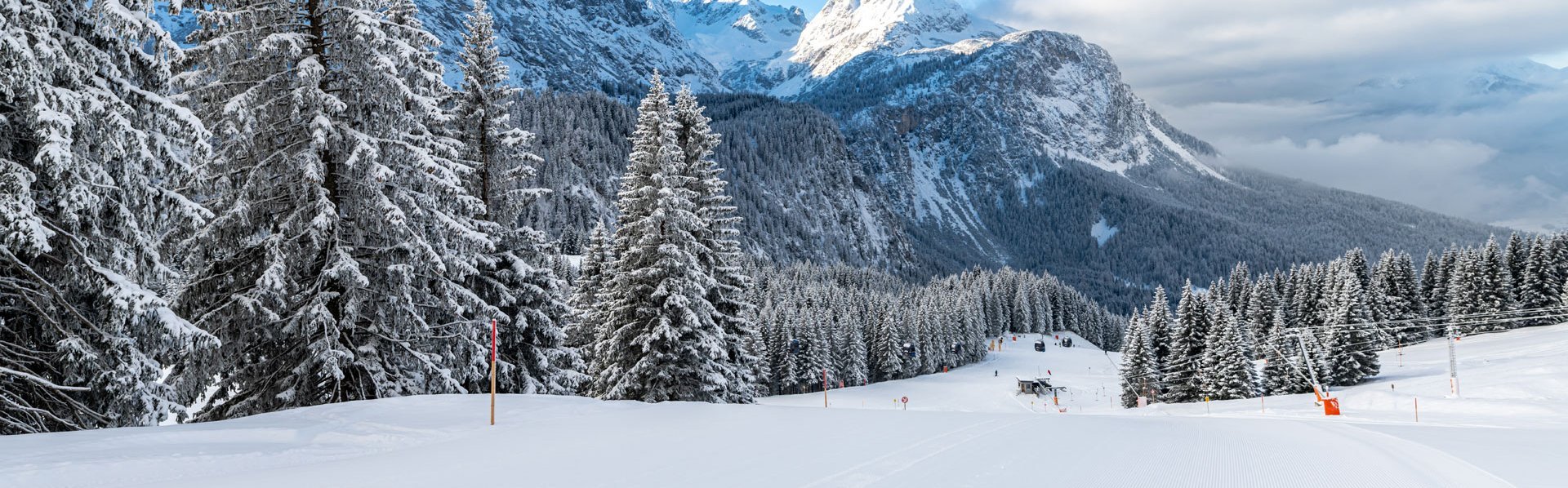 Piste im Skigebiet Ehrwalder Almbahn